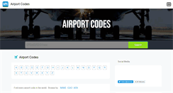 Desktop Screenshot of airportcodes.aero